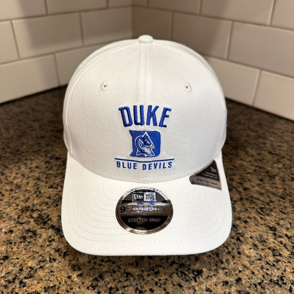 Duke Blue Devils New Era 9SEVENTY Stretch-Snap Men's OSFM Adjustable White New